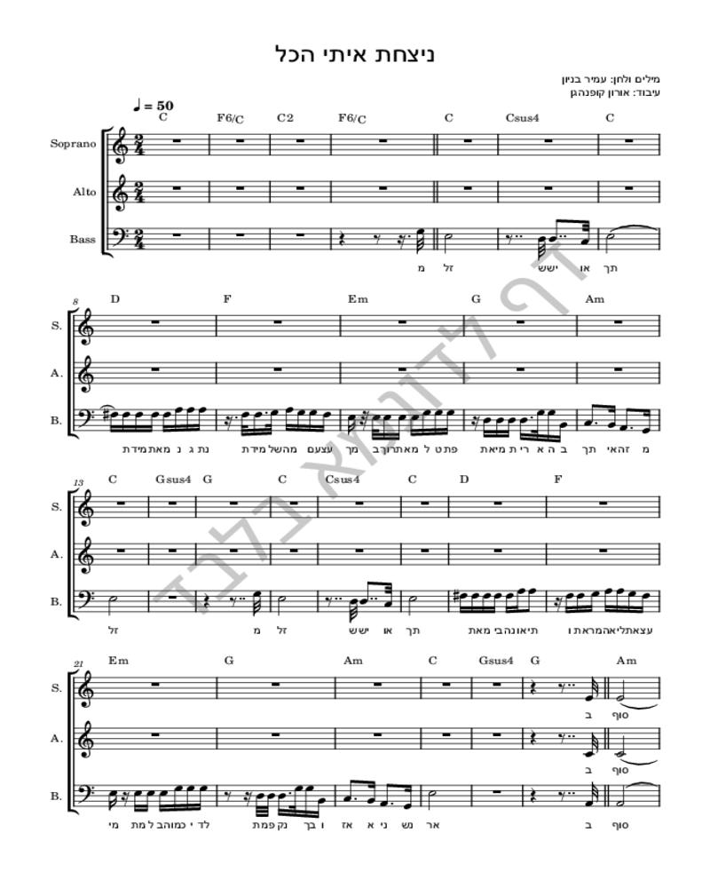 ניצחת איתי הכל-image