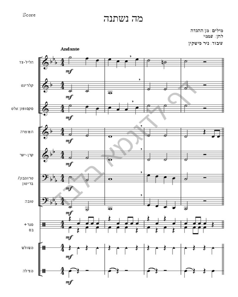 מה נשתנה-image