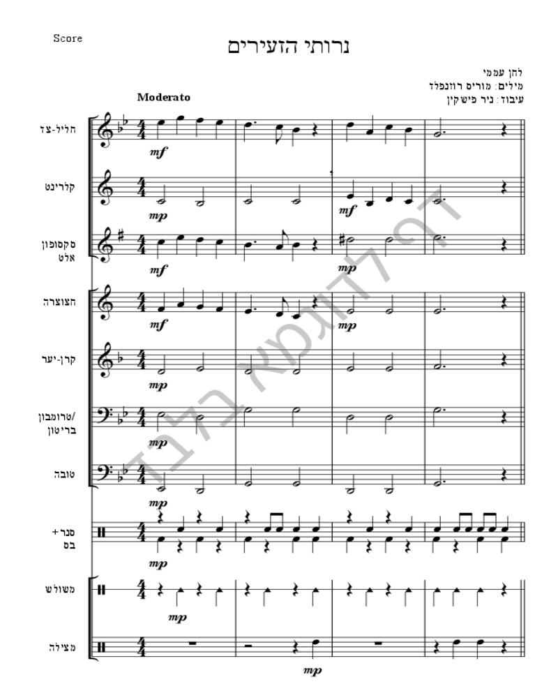 נרותי הזעירים-image